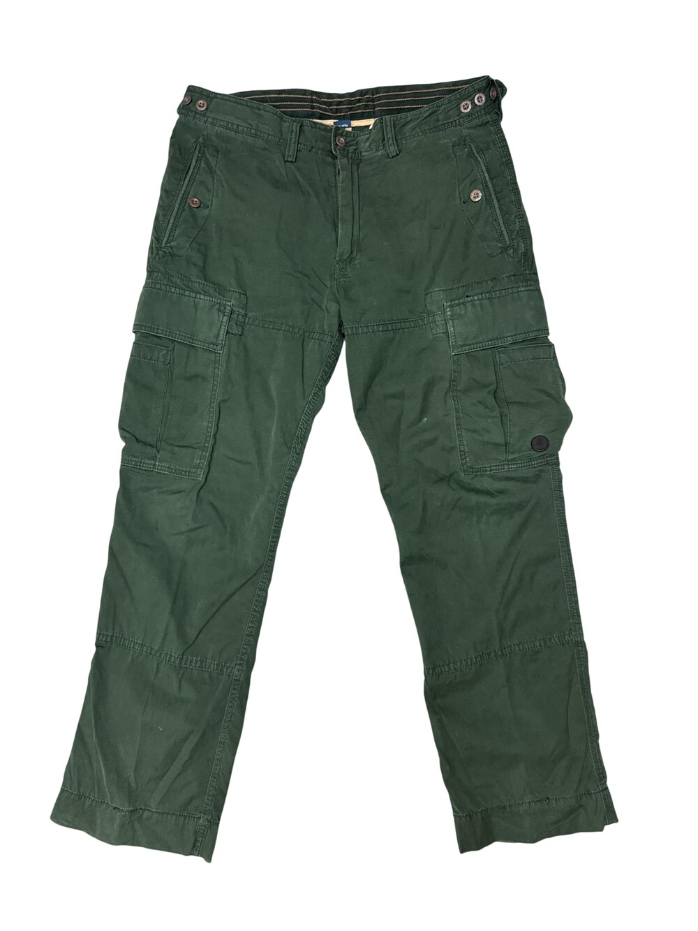 Polo Ralph Lauren Cargo Pants Mens 34x30 Green Canvas Straight Leg Utility